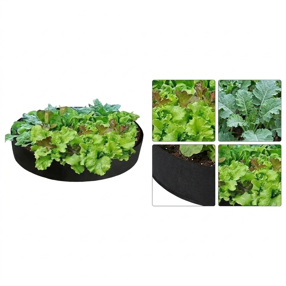 Grote ronde plantenzak van vil - Raised Garden Bed recensie en prijs