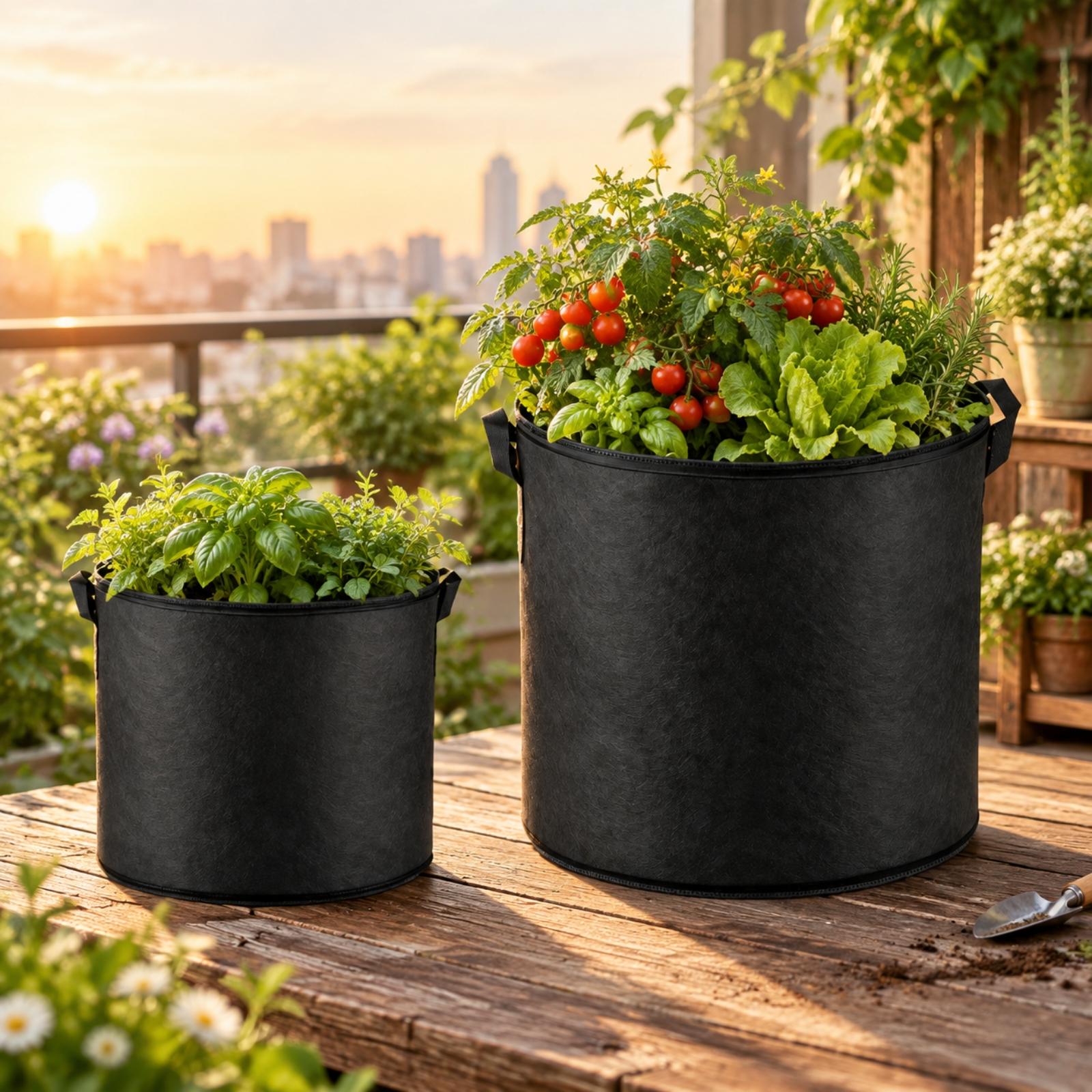Duurzame, viltachtige kweekzak - Grow Bag recensie en prijs